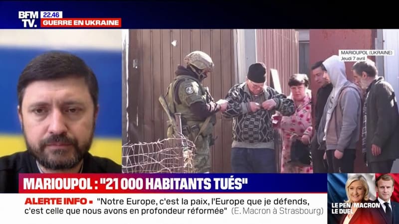 “21 000 personnes ont été tuées à Marioupol”, selon les estimations du maire de la ville ukrainienne