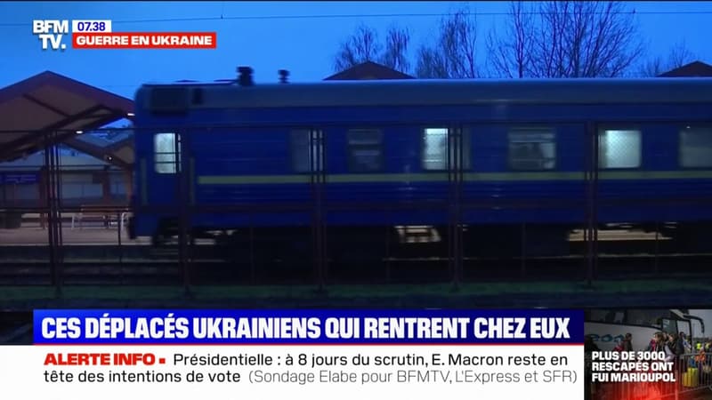 37 jours après le début de l’invasion russe, certains déplacés ukrainiens retournent chez eux