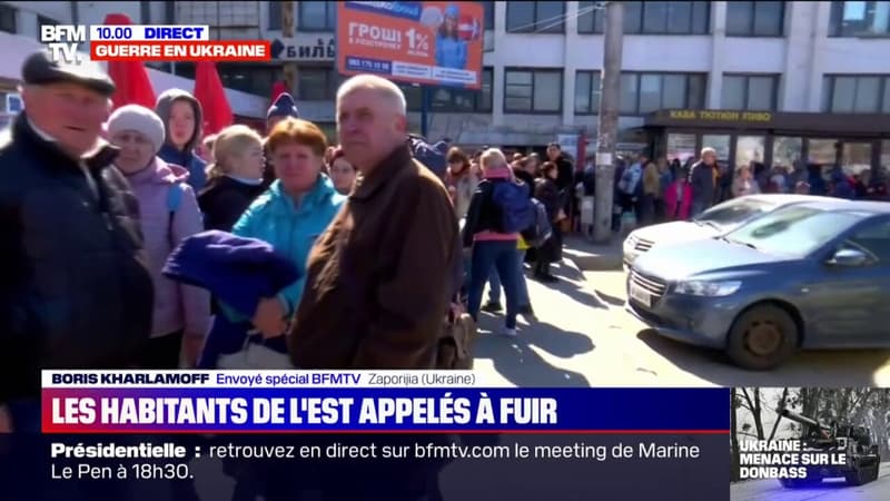 À Zaporijia, des centaines d’Ukrainiens s’apprêtent à rejoindre l’ouest du pays