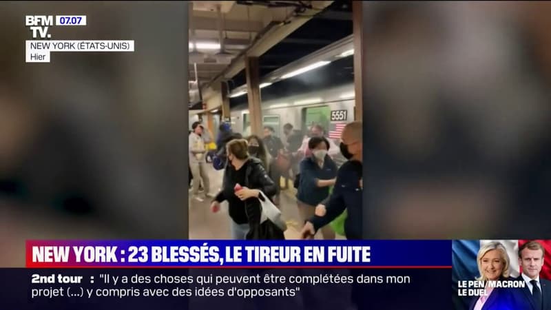Attaque à New York: le tireur, qui a fait 23 blessés, toujours en fuite