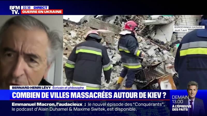 Bernard-Henri Lévy: “Quand on vise indistinctement des civils, ça s’appelle un crime contre l’humanité”