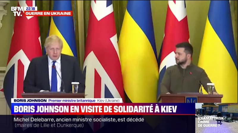 Boris Johnson: “Nous apporterons à l’Ukraine le soutien dont elle a besoin”