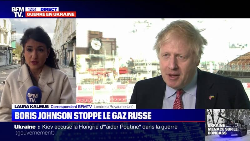 Boris Johnson met fin à l’importation de gaz russe au Royaume-Uni