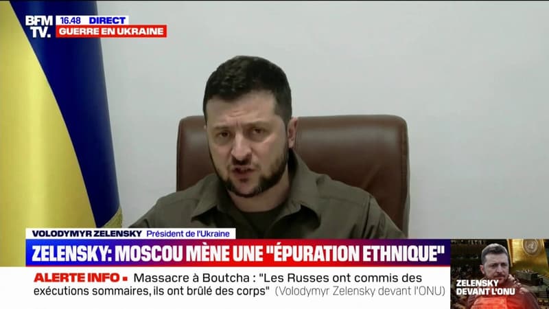 Boutcha: Volodymyr Zelensky demande que “toute la vérité soit faite”
