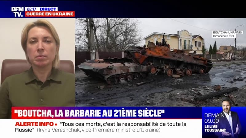 Boutcha: les faits de “génocide” sont “évidents” pour la vice-Première ministre d’Ukraine