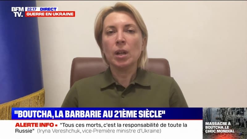 Boutcha: selon la vice-Première ministre d’Ukraine, l’armée russe a “miné des jouets d’enfants”