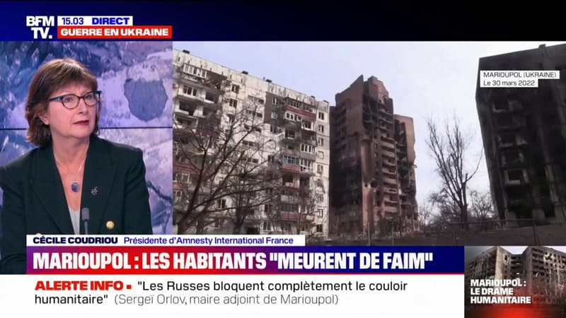 Cécile Coudriou (Amnesty International): “Il reste plus de 150.000 personnes à Marioupol, dont beaucoup ne peuvent pas fuir”
