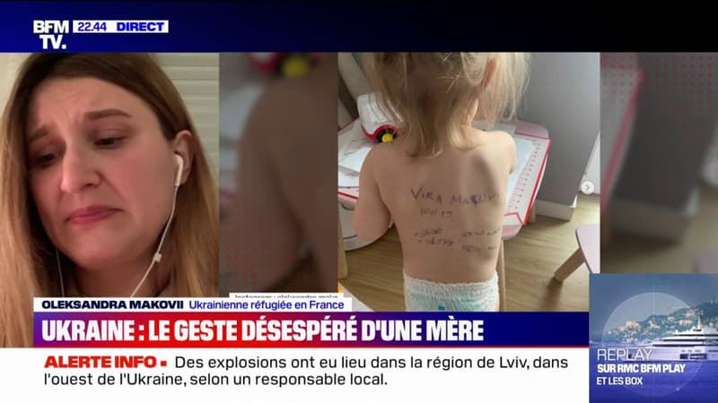 “Cette photo est devenue le symbole de la guerre”: une mère ukrainienne raconte son exil avec sa fille