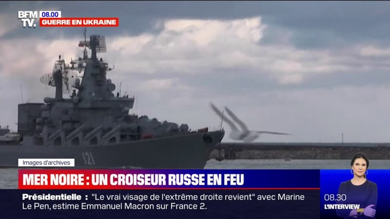 Croiseur russe en feu sur la mer Noire: les versions opposées de la Russie et de l’Ukraine
