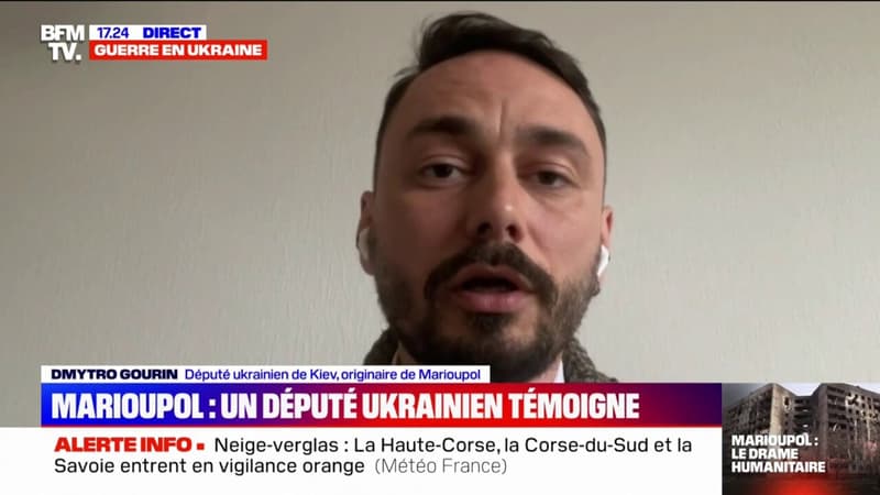 Dmytro Gourin, député de Kiev: “L’évacuation de Marioupol n’a pas lieu en réalité”