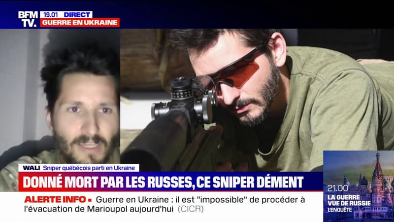 Donné mort par les Russes, ce sniper d’élite canadien parti en Ukraine dément