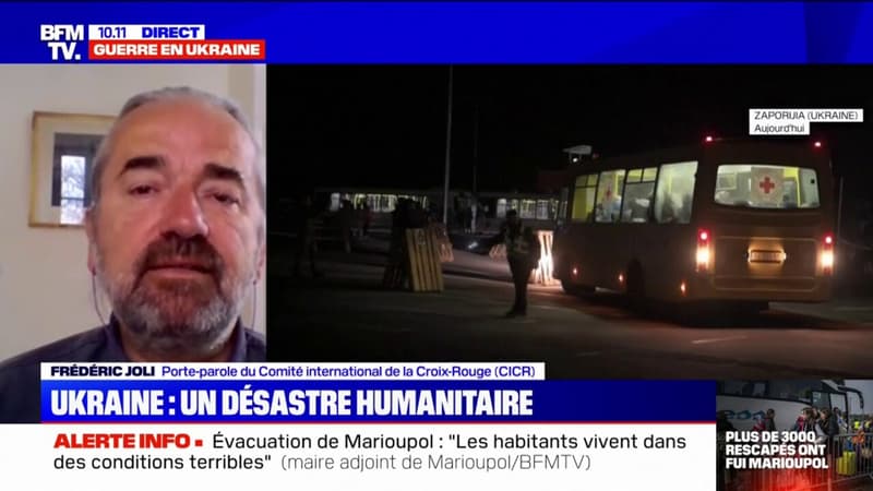 Frédéric Joli: “La Croix-rouge est prête pour une deuxième tentative d’évacuation” de Marioupol