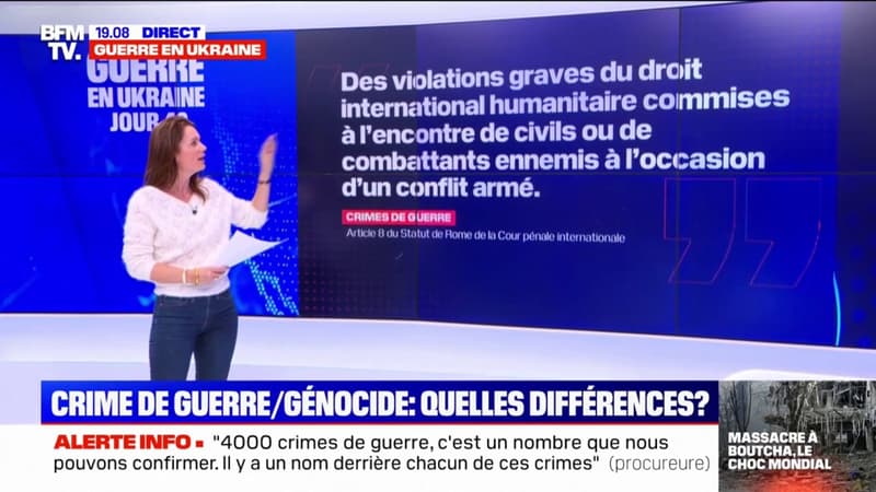 Génocide, crime de guerre, crime contre l’humanité: quelles sont les différences ?