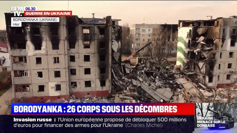 Guerre en Ukraine: 26 corps découverts sous les décombres d’un immeuble à Borodyanka