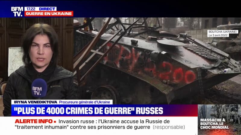 Guerre en Ukraine: “Aujourd’hui, il y a 168 enfants qui ont péri”, selon la procureure générale d’Ukraine