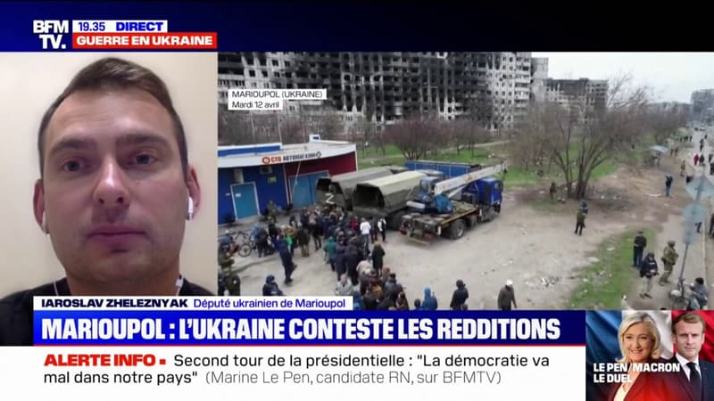 Guerre en Ukraine: “Nos soldats ne se sont pas rendus”, affirme ce député de Marioupol sur BFMTV