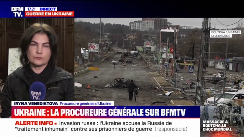 Guerre en Ukraine: “Plus de 4000 crimes de guerre” recensés, selon la procureure générale d’Ukraine