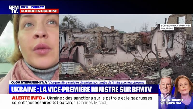 Guerre en Ukraine: “Plus les sanctions [européennes] seront sévères, plus les ressources russes seront moindres”, affirme la vice-première ministre ukrainienne