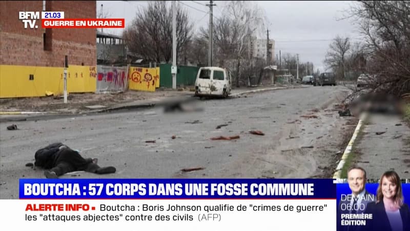 Guerre en Ukraine: à Boutcha, des cadavres de civils jonchent les rues