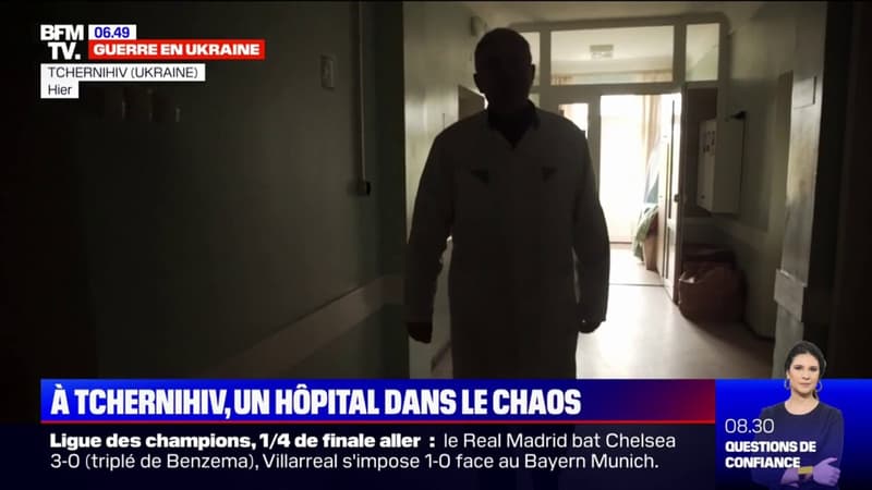 Guerre en Ukraine: à Tchernihiv, un hôpital dans le chaos, sans eau, sans chauffage et sans électricité