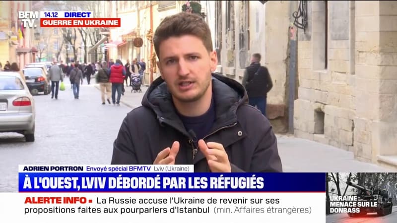 Guerre en Ukraine: à l’ouest, la ville de Lviv est débordée par les réfugiés