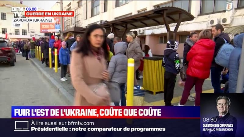 Guerre en Ukraine: ces Ukrainiens qui fuient l’Est du pays, coûte que coûte