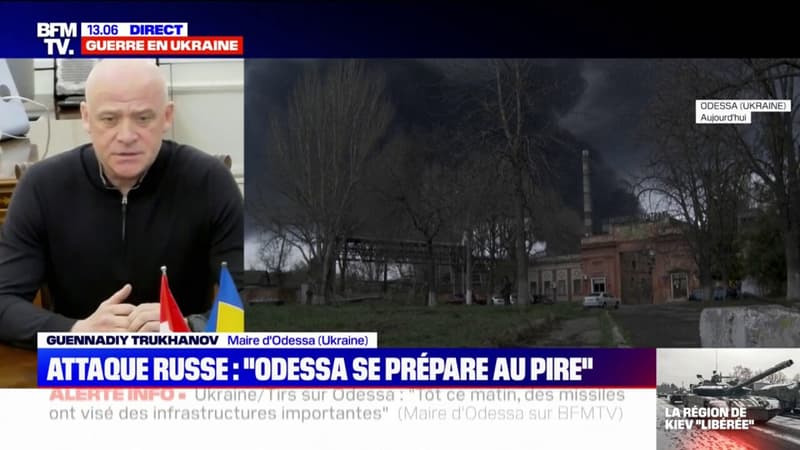 Guerre en Ukraine: pour le maire d’Odessa, “les soldats et officiers russes se transforment en meurtriers cyniques”