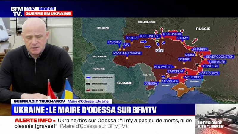 Guerre en Ukraine: sur BFMTV, le maire d’Odessa annonce que la ville “se prépare au pire”