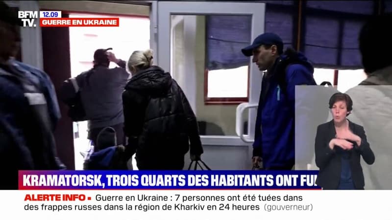 Guerre en Ukraine: trois quart des habitants de Kramatorsk ont fui la ville