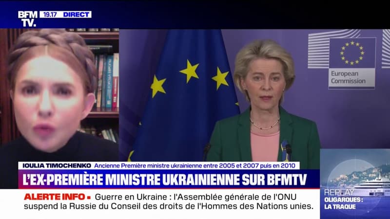 Ioulia Timochenko, ancienne Première ministre ukrainienne: “La visite de Von der Leyen est très importante”