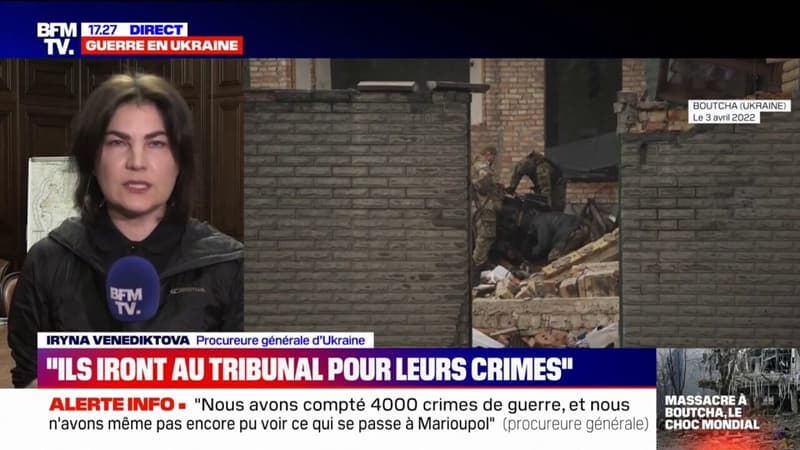 Iryna Venediktova, procureure générale d’Ukraine: “Nous travaillons pour que chaque responsable soit traduit devant la justice”