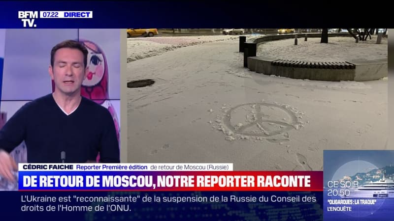 “Je travaillais caché”: de retour de Russie, notre reporter témoigne