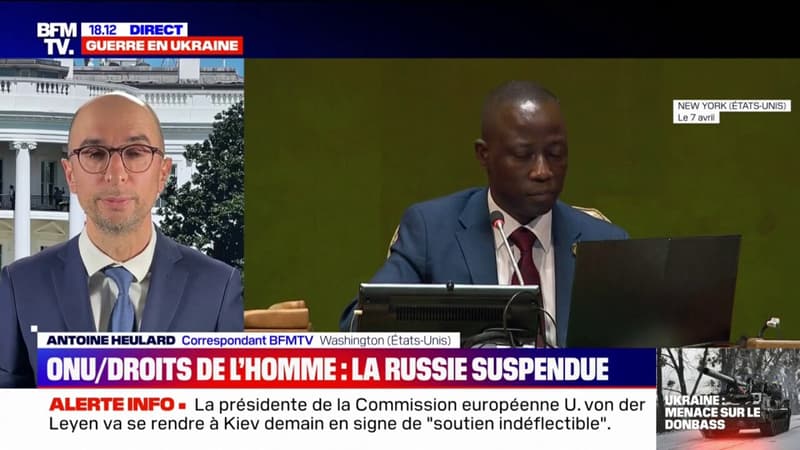 La Russie est suspendue du Conseil des droits de l’Homme de l’ONU