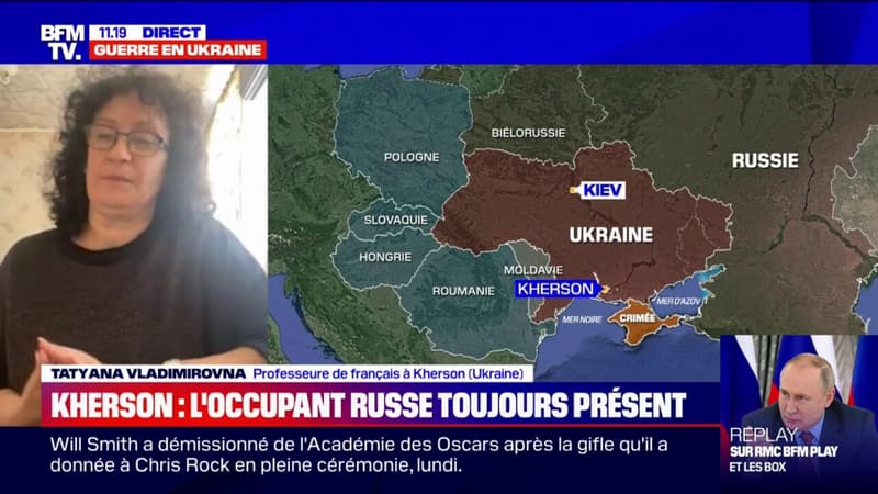 “La guerre nous a unis”: une professeure de français qui habite Kherson, en Ukraine, témoigne sur BFMTV