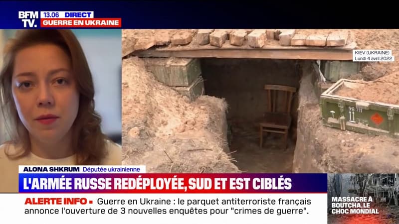 “Les atrocités vues à Boutcha, on va avoir ça dans le Sud”, craint une députée ukrainienne sur BFMTV