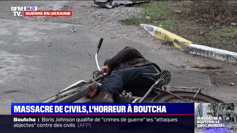 Les terribles images du massacre de Boutcha, où les corps jonchent les rues