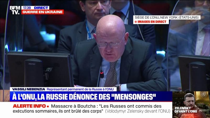 “Nous sommes venus pour apporter la paix”: le représentant de la Russie à l’ONU répond à Zelensky