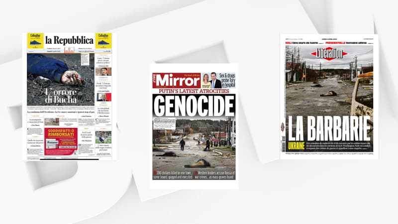 “Génocide”, “barbarie”, “atrocités”… L’horreur de Boutcha s’affiche en une de la presse mondiale
