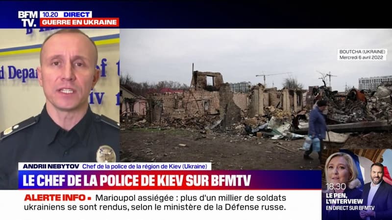 Pour le chef de la police de Kiev, Vladimir Poutine “ne fait que nier être le leader de ce génocide du peuple ukrainien”