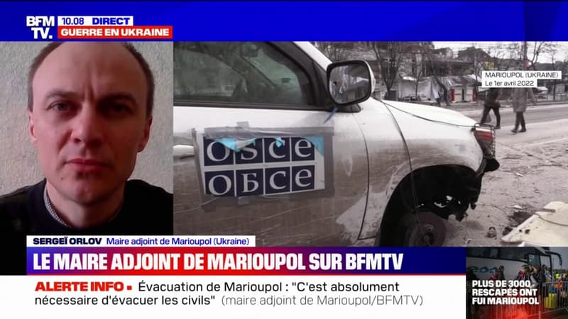 Sergeï Orlov, maire adjoint de Marioupol: “C’est absolument nécessaire d’évacuer les civils”