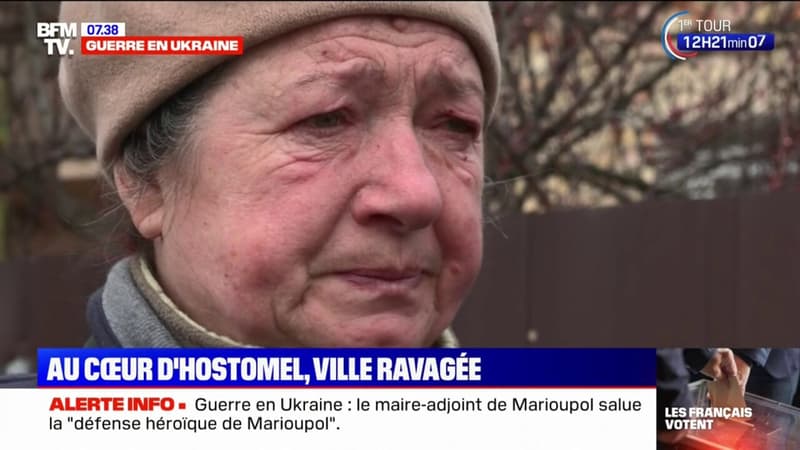 Ukraine: les habitants d’Hostomel, traumatisés par les attaques russes, témoignent