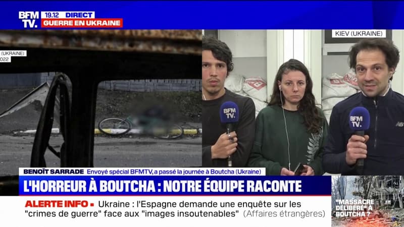 “Une ville d’horreur, l’enfer, la fin du monde”: le témoignage de nos envoyés spéciaux à Boutcha