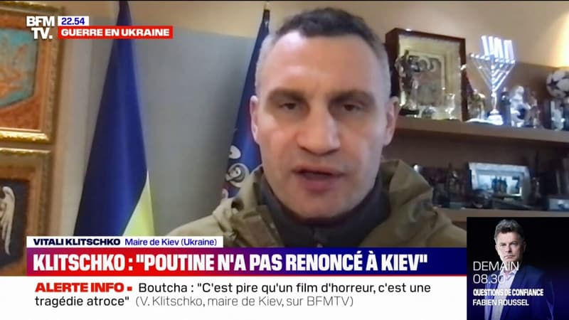Vitali Klitschko, maire de Kiev: “Je suis persuadé que Poutine n’a pas renoncé à son plan de conquérir toute l’Ukraine”