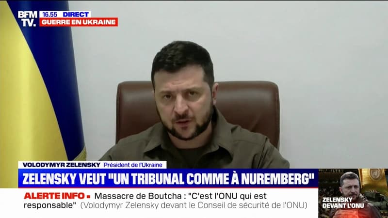 Volodymyr Zelensky demande l’exclusion de la Russie du Conseil de sécurité de l’ONU