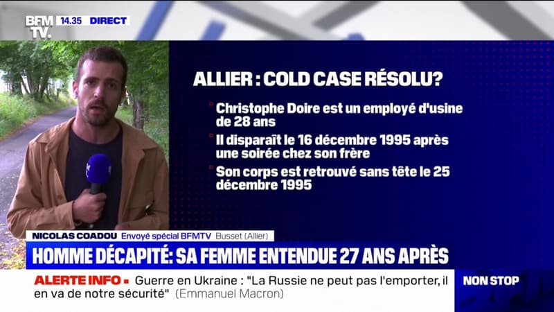 Chasseur décapité dans l’Allier: son ex-femme placée en garde à vue 27 ans après les faits