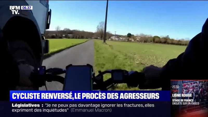 Cycliste renversé et passé à tabac: le procès des agresseurs débute ce jeudi
