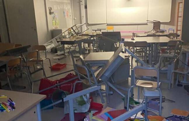 Bron : Huit enfants saccagent trois salles de classe d’une école