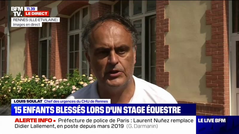Accident équestre: “Les blessures des enfants sont dus à des coups de sabots”, selon le chef des urgences du CHU de Rennes