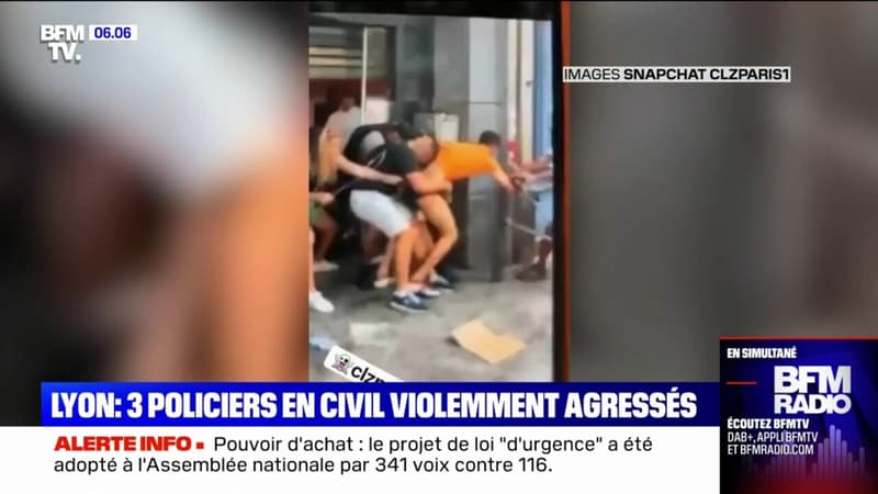 Ce que l’on sait de l’agression des trois policiers en civils à Lyon