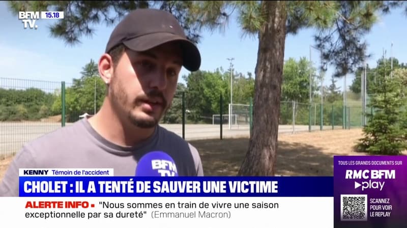 Feu d’artifice à Cholet: Kenny a tenté de sauver une victime